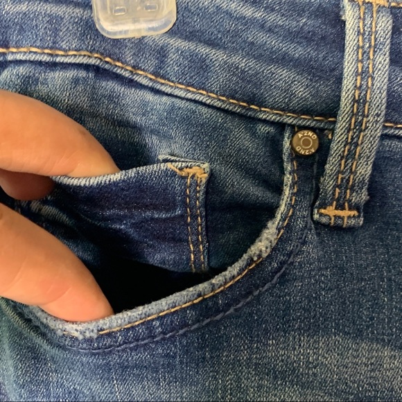 A2nd- Distressed Cropped Cuffed Jeans size 1 - Picture 4 of 10